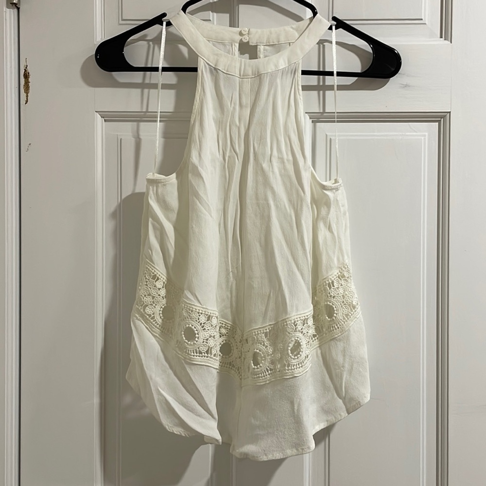 Astr The Label Mock Neck Top